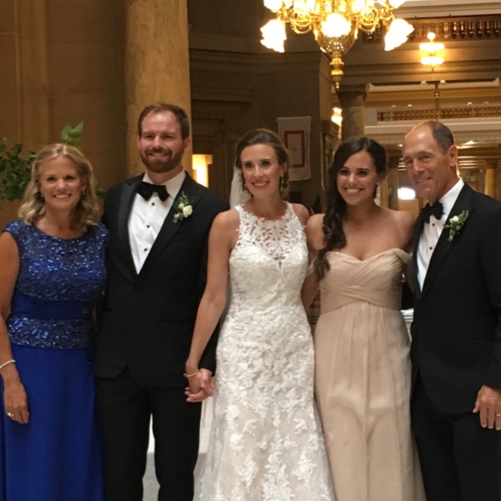 Amsale Bridesmaids Dress - Champagne